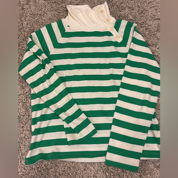 Jcrew button neck pullover - Picture 1 of 2
